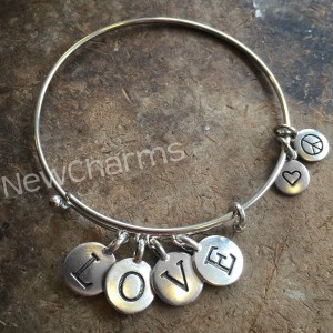 Your Custom Bangle Bracelet with Letters