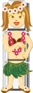 Hula Girl Chick Charm Chick Italian Charm