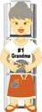 #1 Grandma Chick Charm Chick Italian Charm