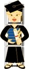 Graduation Chick Charm Chick Italian Charm