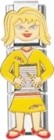 Administrator with Blonde Hair Chick Charm Chick Italian Charm