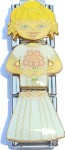 Bridesmaid / Flower Girl with Blonde Hair Charm Chick Italian Charm