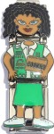 Ethnic Girl Scout Chick Charm Chick Italian Charm