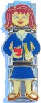 Teacher Chick in Blue Charm Chick Italian Charm