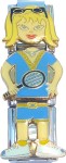 Tennis Player Chick Charm Chick Italian Charm