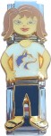 University of Washington Huskies Mascot Chick  Charm Chick Italian Charm