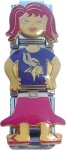Minnesota Vikings Chick  Charm Chick Italian Charm