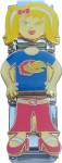University of Kansas Chick  Charm Chick Italian Charm
