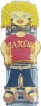 Alpha Chi Omega Chick  Charm Chick Italian Charm