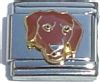 Chocolate Lab Italian Charm