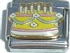 Yellow Fancy Cake Italian Charm