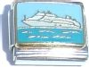 Cruise Ship with Blue Sky