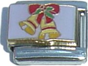 Gold Bells Italian Charm