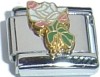 White Rose Italian Charm