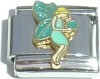 Green Fairy Italian Charm