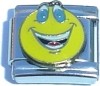 Smiling Face Italian Charm