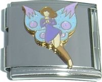 Fairy in Purple with Blue Wings