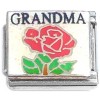 CT6913 Grandma Red Rose Italian Charm