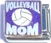 Volleyball Mom Italian Charm