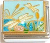 Dragonflies by the Water Italian Charm