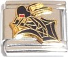 Black Widow on Web Italian Charm