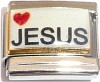 Love Jesus Italian Charm