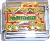 Christmas Caboose / Trolley Car Italian Charm