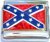 Confederate Flag with Glitter