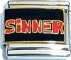 Sinner Italian Charm