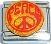PEACE Italian Charm