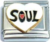 Heart and Soul Italian Charm