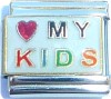 Love My Kids Italian Charm