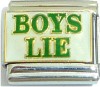 CT6516 Boys Lie Photo Italian Charm