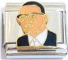 Malcolm X Italian Charm