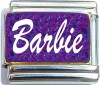 CT6551 Barbie Purple Italian Charm