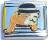 Dog with Hat Italian Charm
