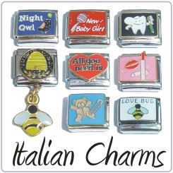 New Italian Charms at NewCharms.com