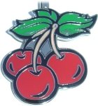 CHERRIES  PURSE KEY FINDER / KEY KEEPER / KEY CLIP