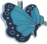 DECEMBER BUTTERFLY  PURSE KEY FINDER / KEY KEEPER / KEY CLIP