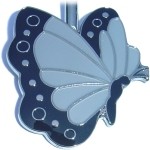 COLORFUL BUTTERFLY DESIGN  PURSE KEY FINDER / KEY KEEPER / KEY CLIP