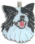 BORDER COLLIE  PURSE KEY FINDER / KEY KEEPER / KEY CLIP
