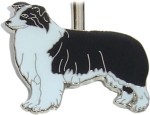 BORDER COLLIE PURSE KEY FINDER / KEY KEEPER / KEY CLIP