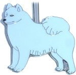 AMERICAN ESKIMO PURSE KEY FINDER / KEY KEEPER / KEY CLIP