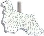 DOG IN WHITE PURSE KEY FINDER / KEY KEEPER