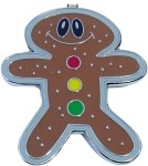 GINGERBREAD MAN KEY FINDER / KEY KEEPER / KEY CLIP