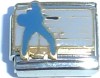 ELVIS SILHOUETTE IN BLUE