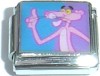 PINK PANTHER ON BLUE PIC