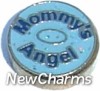 H1152 Mommy's Angel Gold Trim Floating Locket Charm