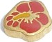 Flower in Red LOCKET CHARM