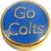 Go Colts LOCKET CHARM